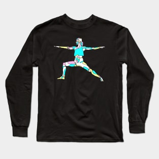 Yoga Warrior Pose Long Sleeve T-Shirt